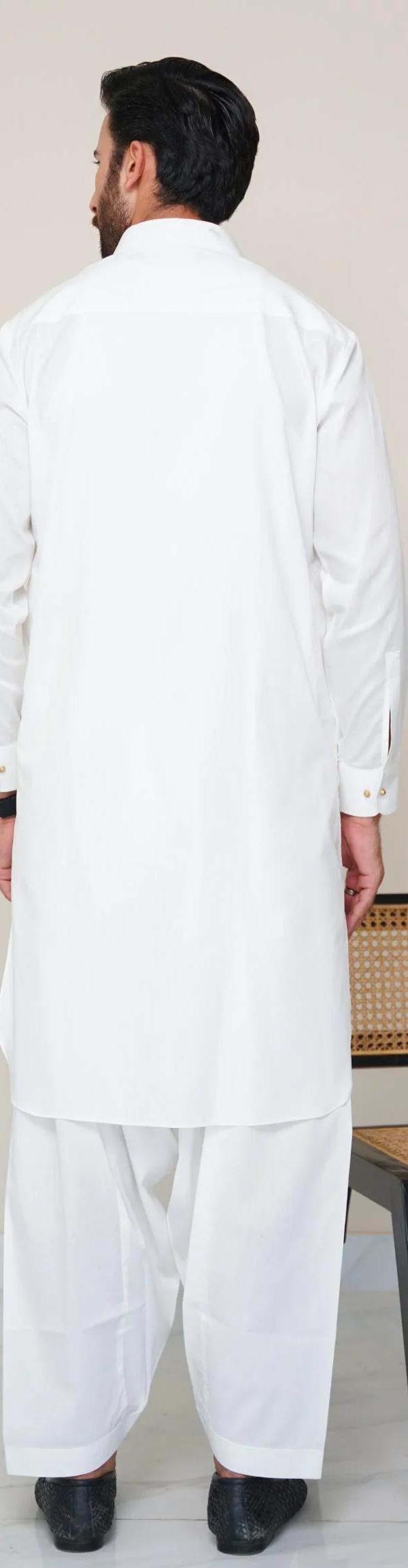 Pure Cotton White Color Shalwar Qameez New edition 2026 032 3