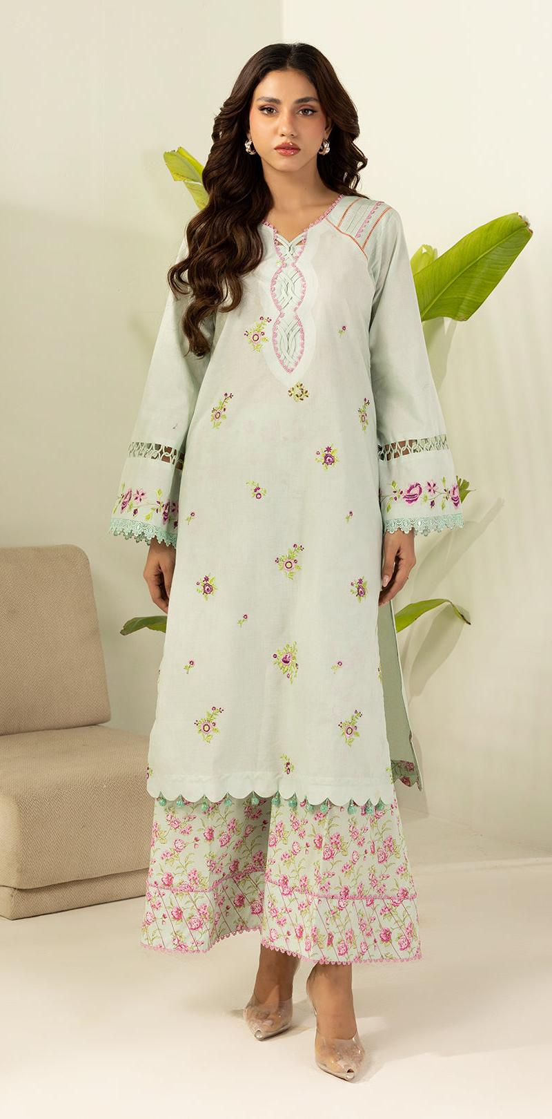 2 Piece Embroided Shirt Shalwar new Edition 2026 035  1