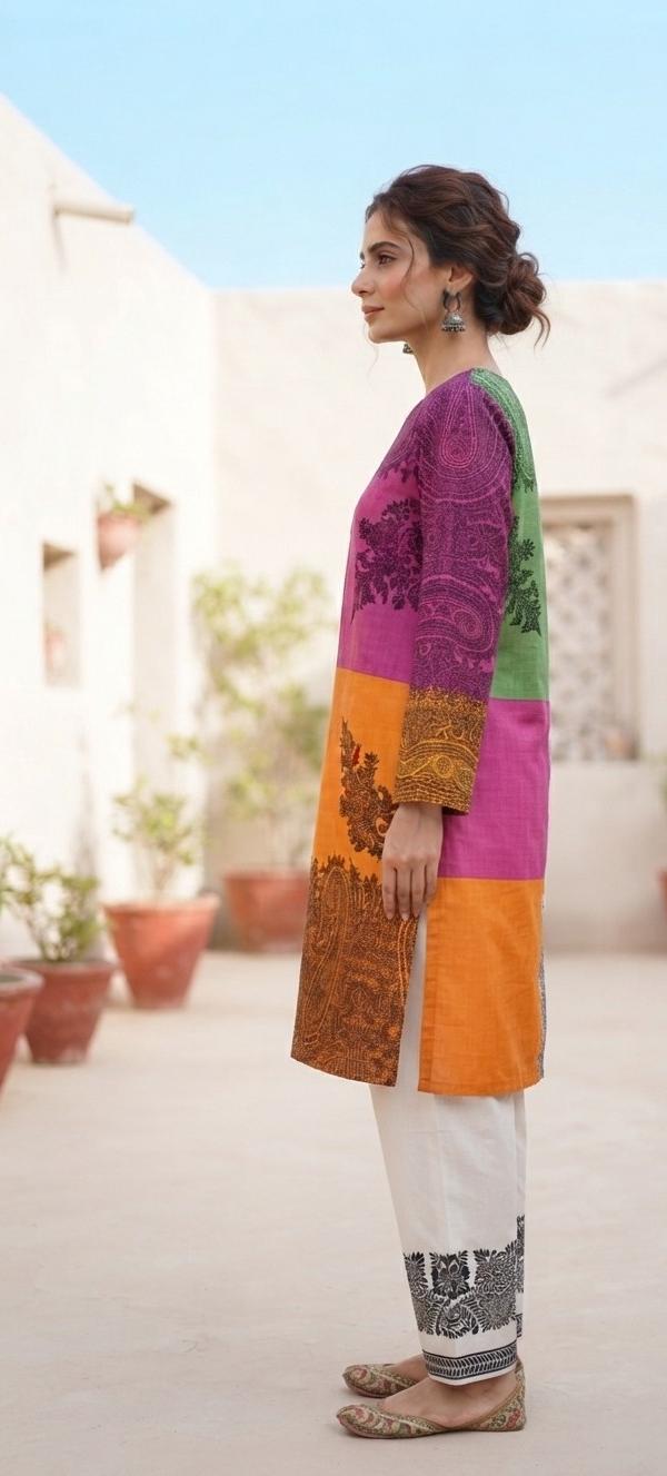 Paisley Print 2 Piece Lawn suit new edition 2026 2