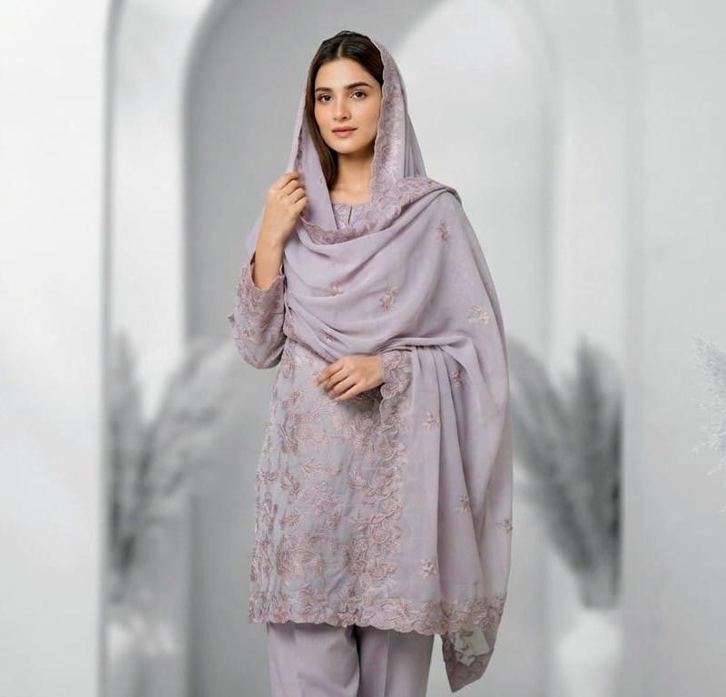 Rang e Noor Embroided Soft Chiffon 3 Piece Suit new edition 2026 1