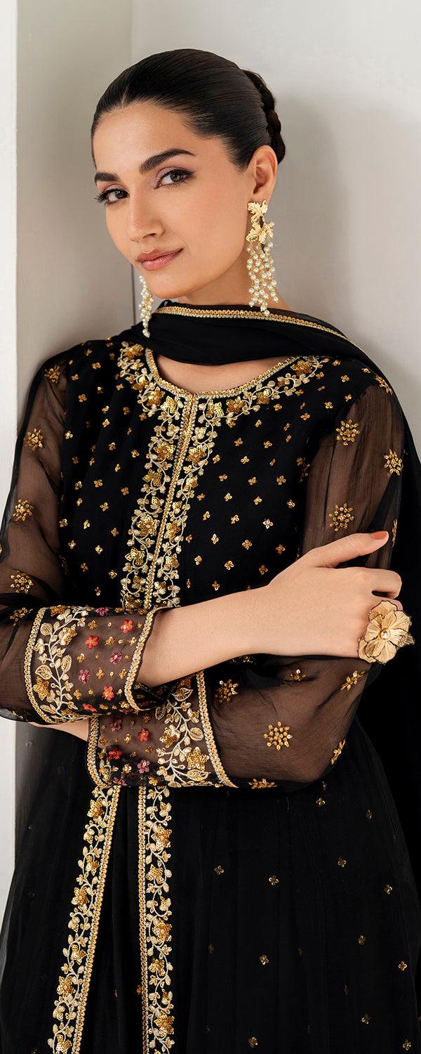 Embroided Chiffon Barooque 3 piece new edition 2026 3