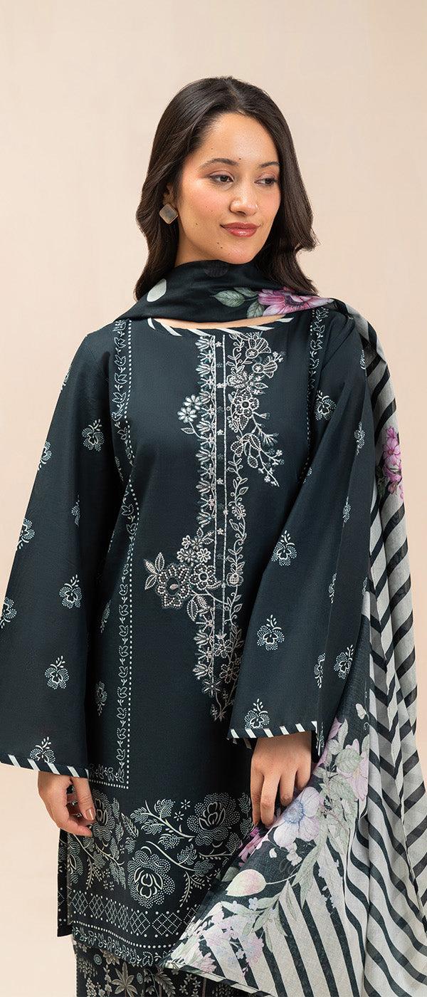 Embroided 3 piece new collection 2026 3